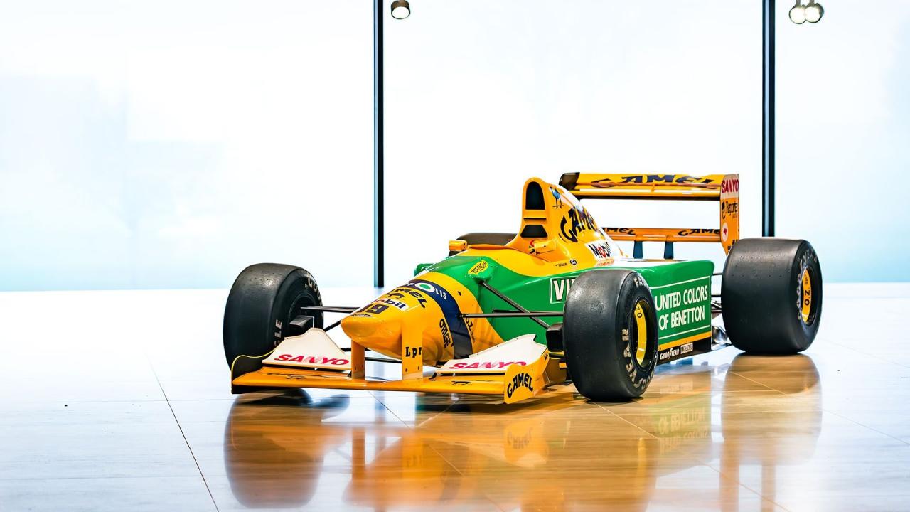 1992 Benetton B192 Formula One ex-Michael Schumacher