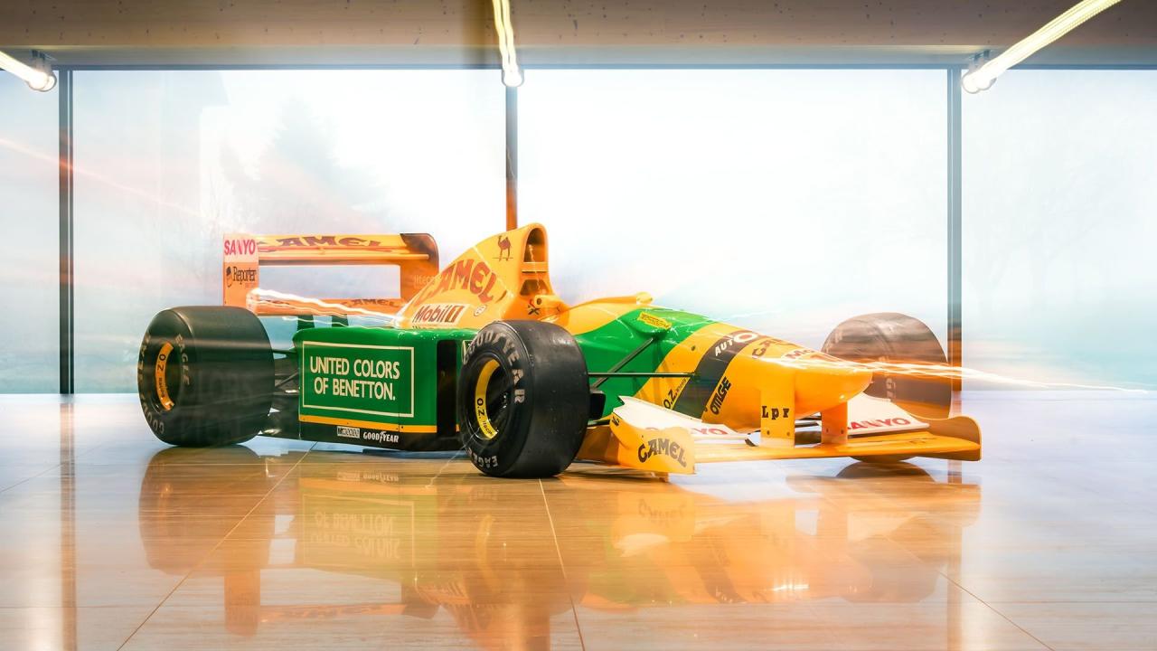 1992 Benetton B192 Formula One ex-Michael Schumacher