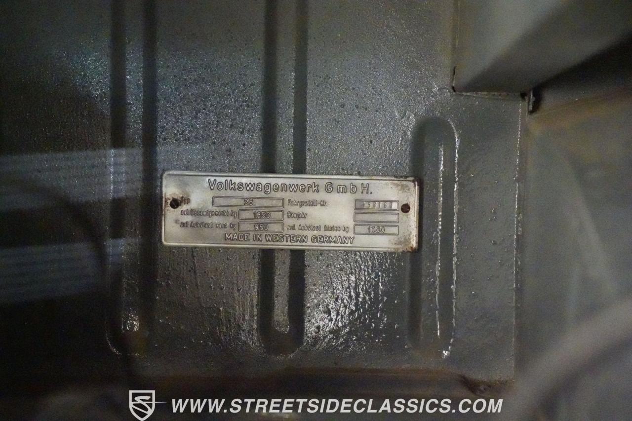 1959 Volkswagen Single Cab Pickup