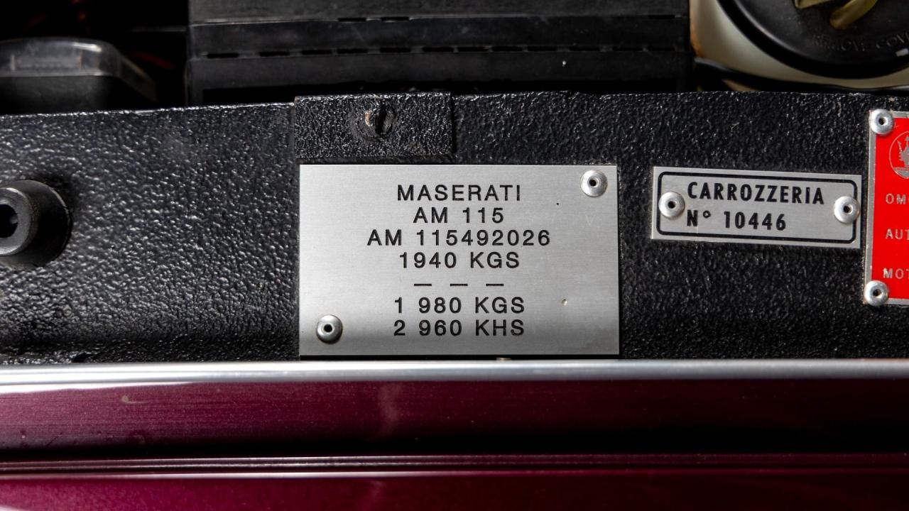 1971 Maserati Ghibli 4.9 SS Coupe