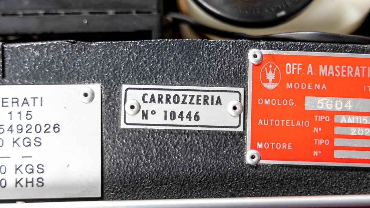 1971 Maserati Ghibli 4.9 SS Coupe