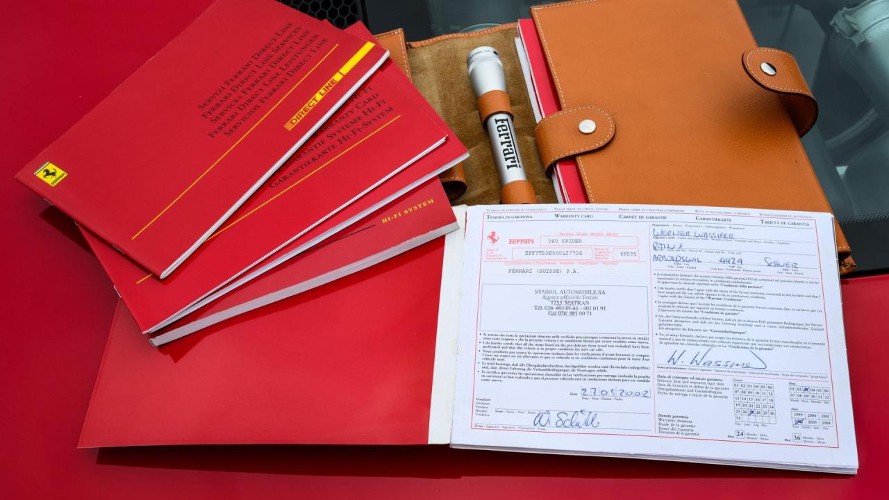 2002 Ferrari 360 Spider