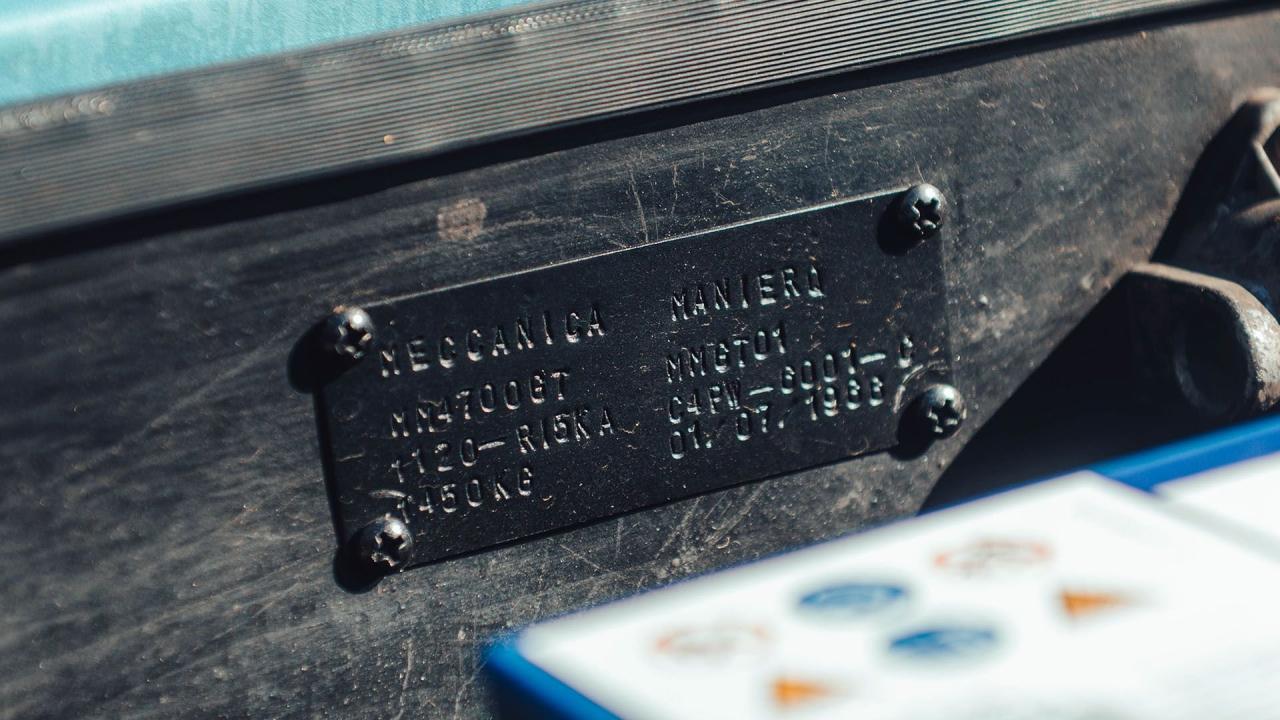 1967 Meccanica Maniero 4700 GT by Michelotti