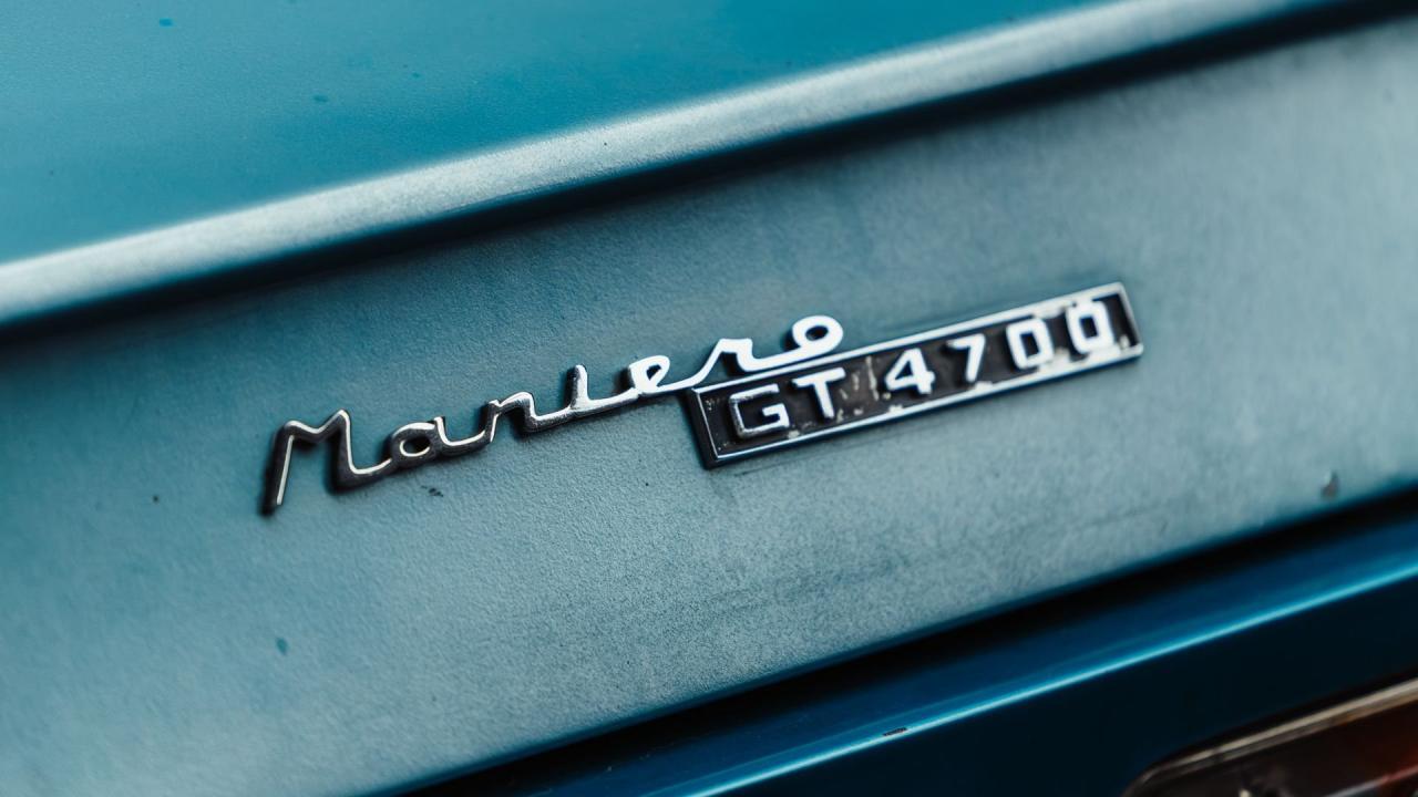 1967 Meccanica Maniero 4700 GT by Michelotti