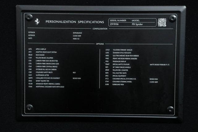 2023 Ferrari F8 SPIDER