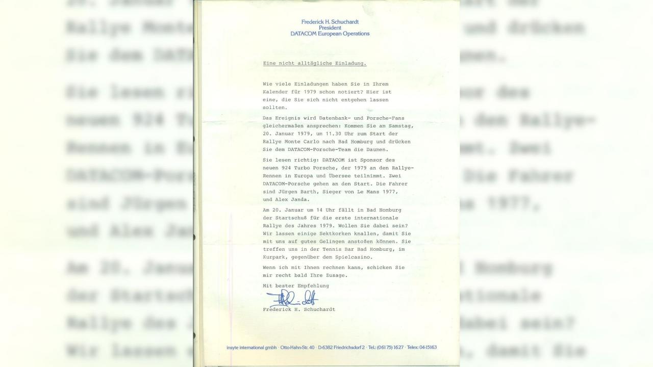 1978 Porsche 924 Turbo ex-Monte-Carlo / Safari Rally