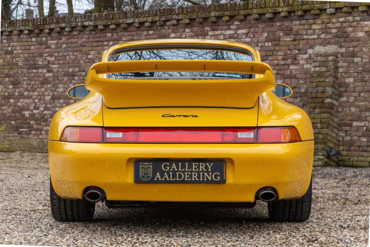 1995 Porsche 993 Carrera Coup&eacute; 3.6 &ldquo;Speed Yellow with Aero-kit&rdquo;