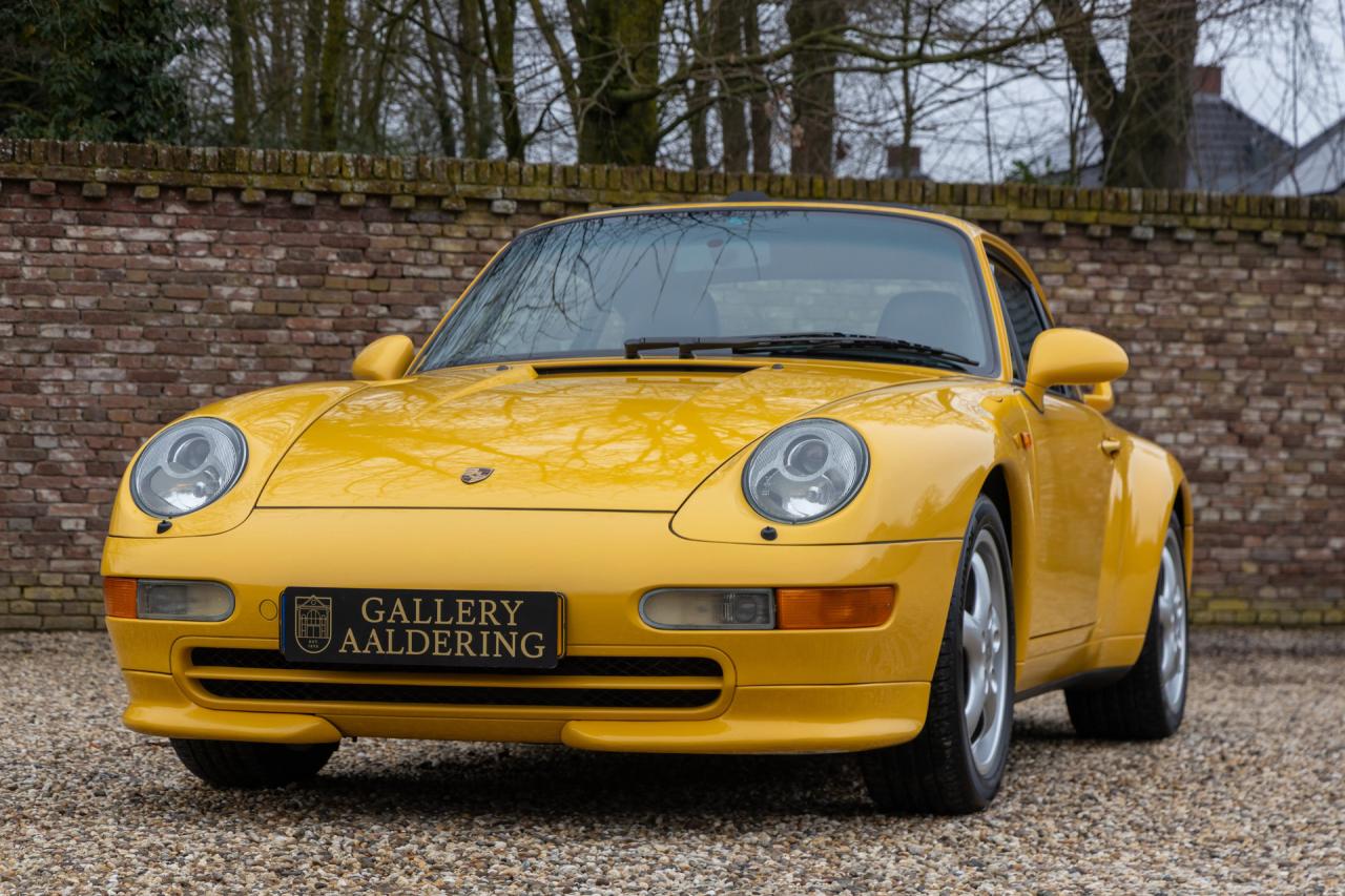 1995 Porsche 993 Carrera Coup&eacute; 3.6 &ldquo;Speed Yellow with Aero-kit&rdquo;