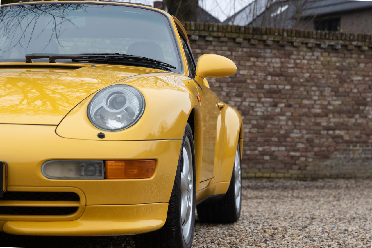 1995 Porsche 993 Carrera Coup&eacute; 3.6 &ldquo;Speed Yellow with Aero-kit&rdquo;