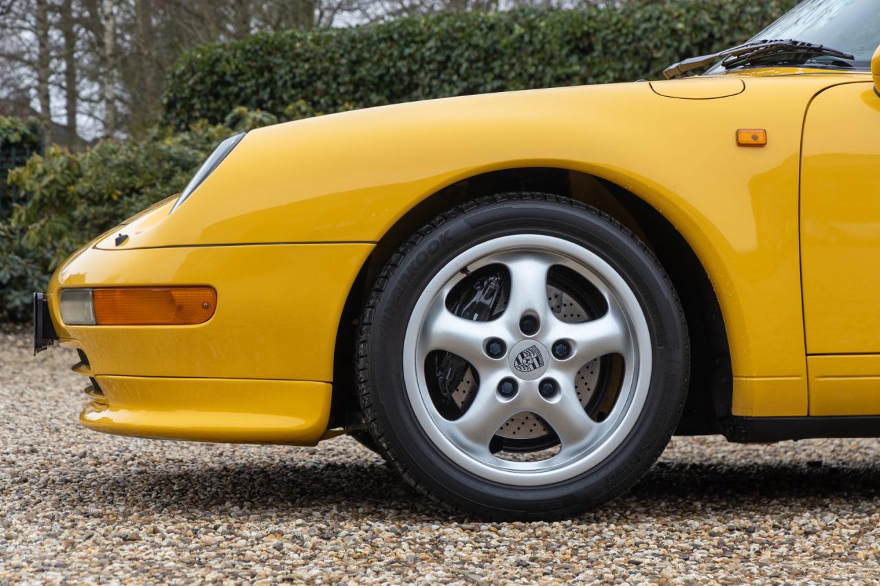 1995 Porsche 993 Carrera Coup&eacute; 3.6 &ldquo;Speed Yellow with Aero-kit&rdquo;