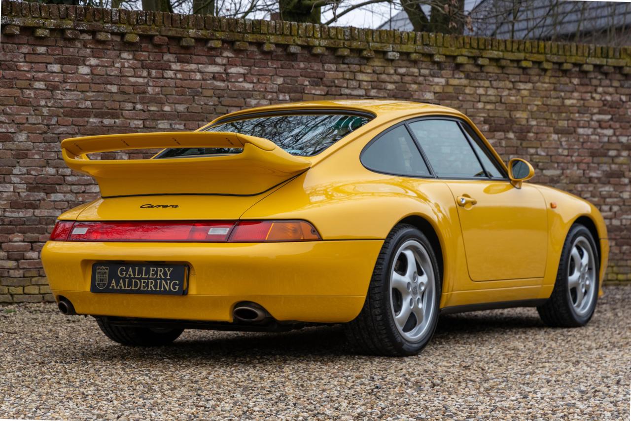 1995 Porsche 993 Carrera Coup&eacute; 3.6 &ldquo;Speed Yellow with Aero-kit&rdquo;