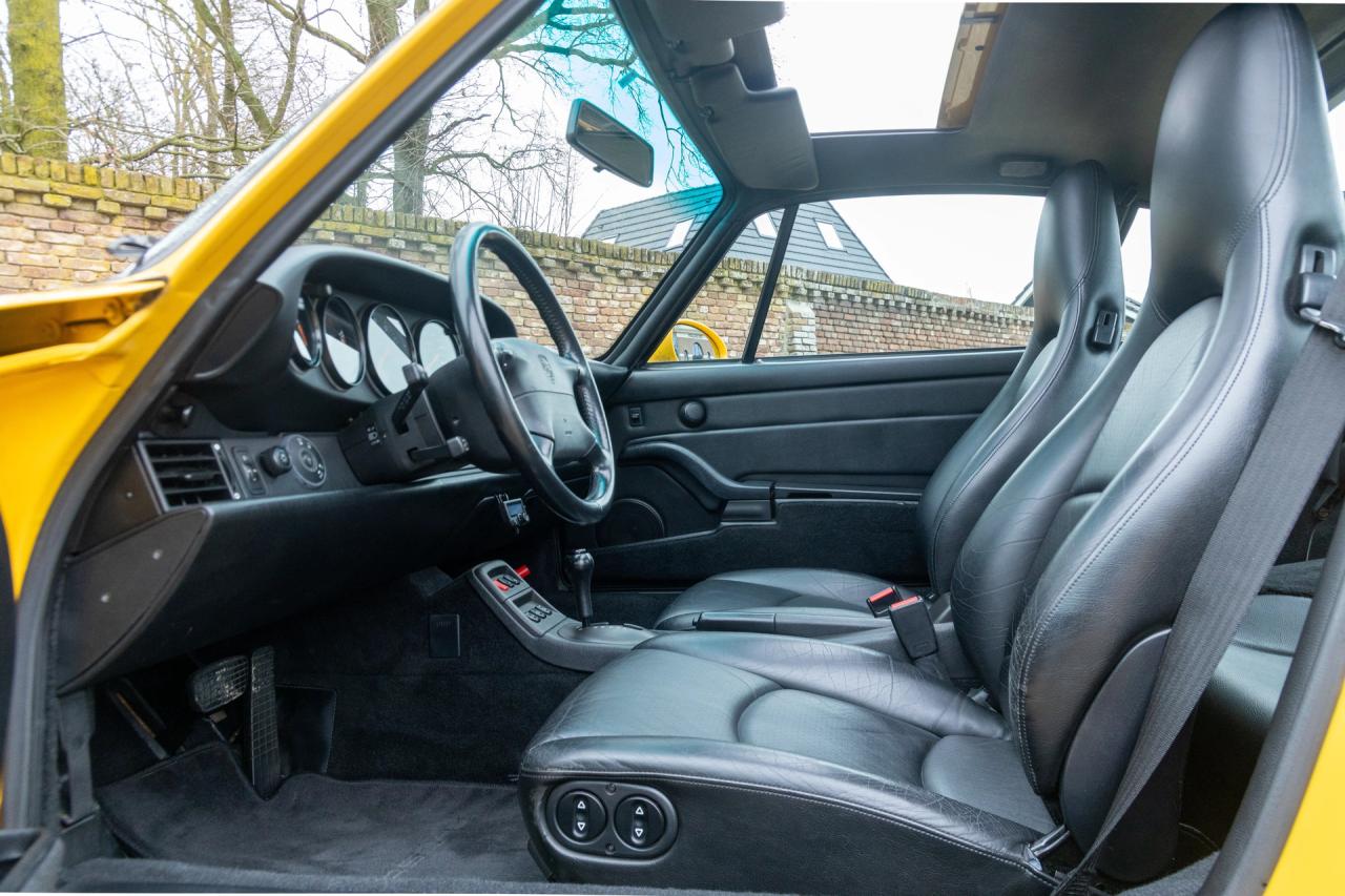 1995 Porsche 993 Carrera Coup&eacute; 3.6 &ldquo;Speed Yellow with Aero-kit&rdquo;