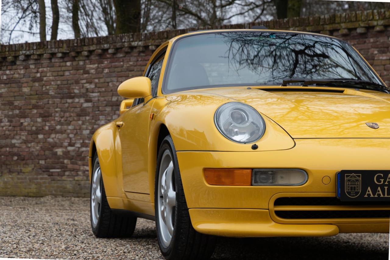 1995 Porsche 993 Carrera Coup&eacute; 3.6 &ldquo;Speed Yellow with Aero-kit&rdquo;