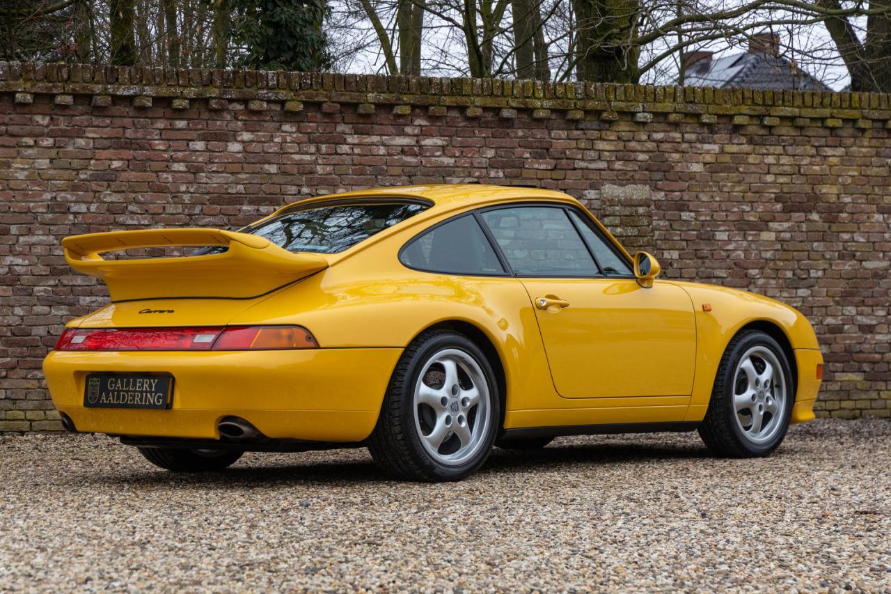 1995 Porsche 993 Carrera Coup&eacute; 3.6 &ldquo;Speed Yellow with Aero-kit&rdquo;