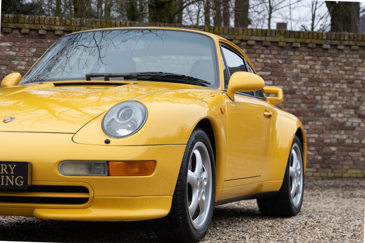 1995 Porsche 993 Carrera Coup&eacute; 3.6 &ldquo;Speed Yellow with Aero-kit&rdquo;