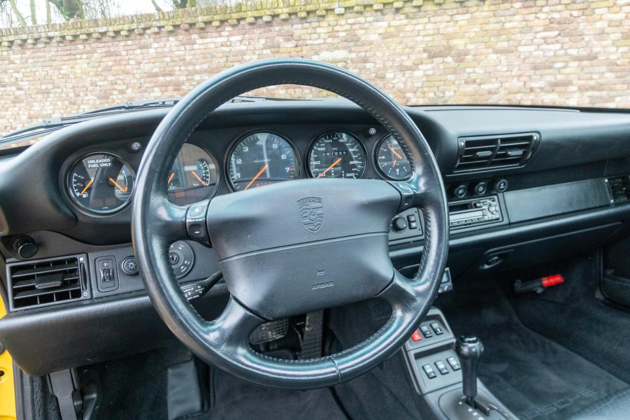 1995 Porsche 993 Carrera Coup&eacute; 3.6 &ldquo;Speed Yellow with Aero-kit&rdquo;