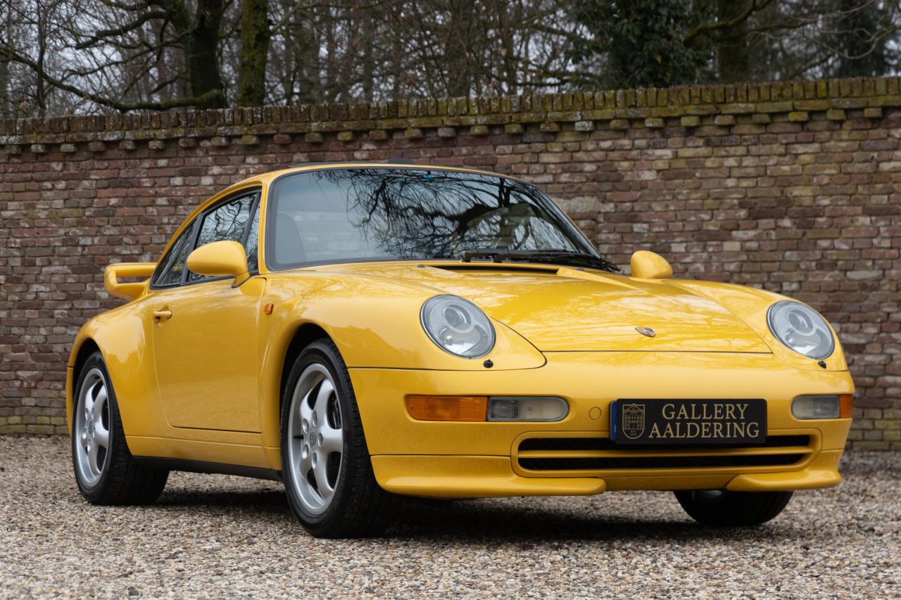 1995 Porsche 993 Carrera Coup&eacute; 3.6 &ldquo;Speed Yellow with Aero-kit&rdquo;