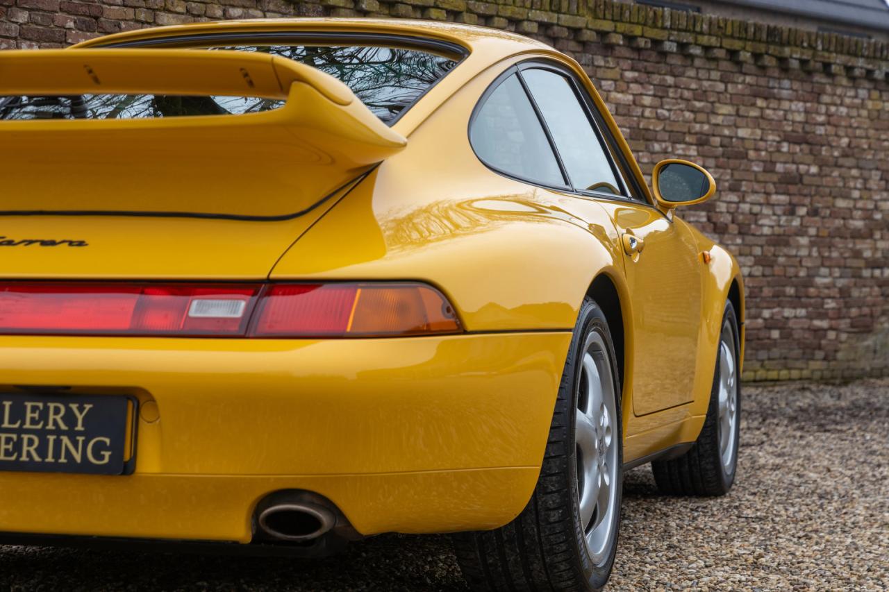 1995 Porsche 993 Carrera Coup&eacute; 3.6 &ldquo;Speed Yellow with Aero-kit&rdquo;