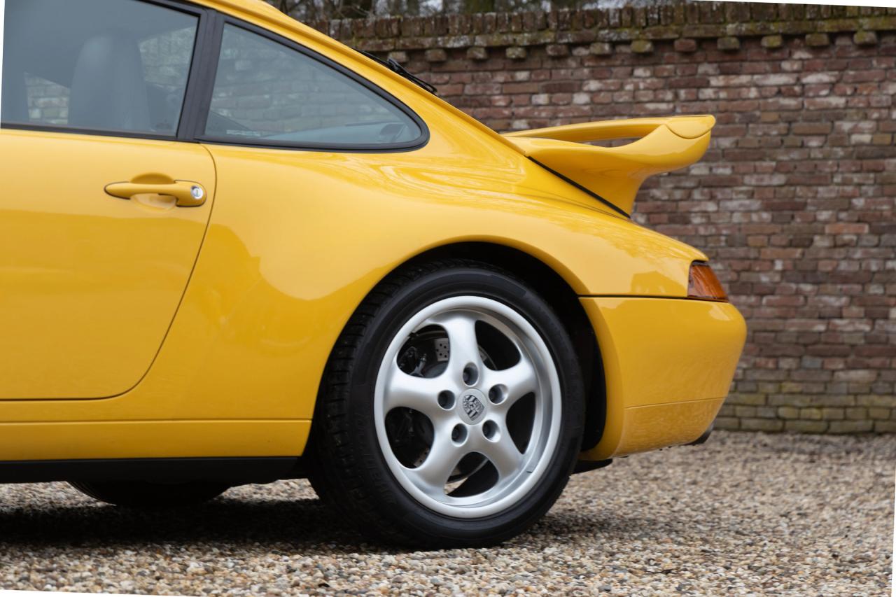 1995 Porsche 993 Carrera Coup&eacute; 3.6 &ldquo;Speed Yellow with Aero-kit&rdquo;