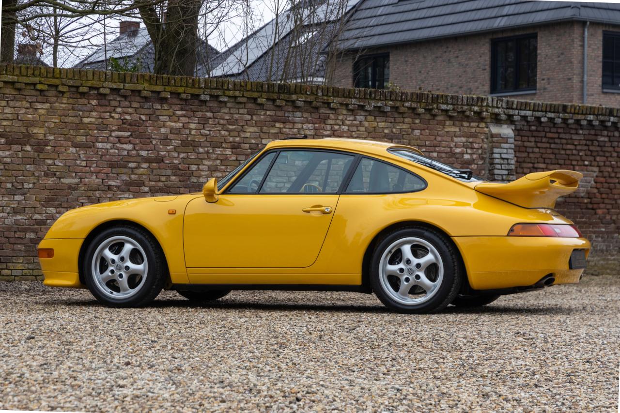 1995 Porsche 993 Carrera Coup&eacute; 3.6 &ldquo;Speed Yellow with Aero-kit&rdquo;