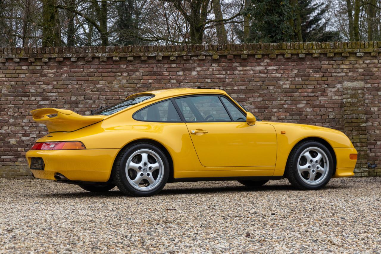 1995 Porsche 993 Carrera Coup&eacute; 3.6 &ldquo;Speed Yellow with Aero-kit&rdquo;