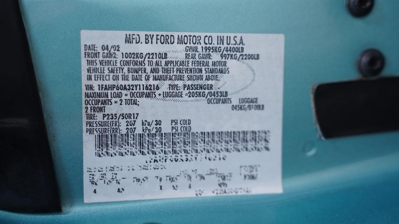 2002 Ford Thunderbird