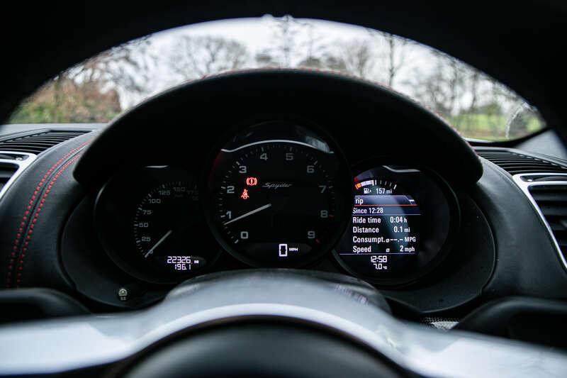 2016 Porsche BOXSTER SPYDER 981