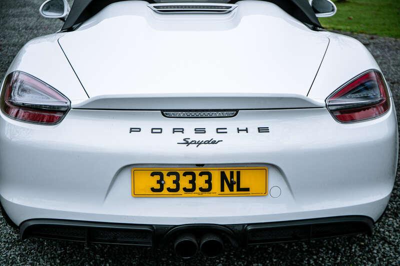 2016 Porsche BOXSTER SPYDER 981