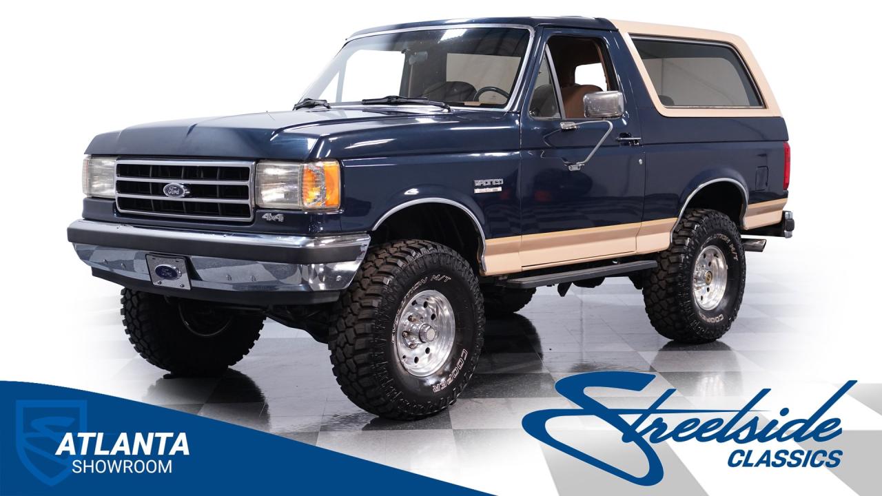 1990 Ford Bronco 4X4 Eddie Bauer