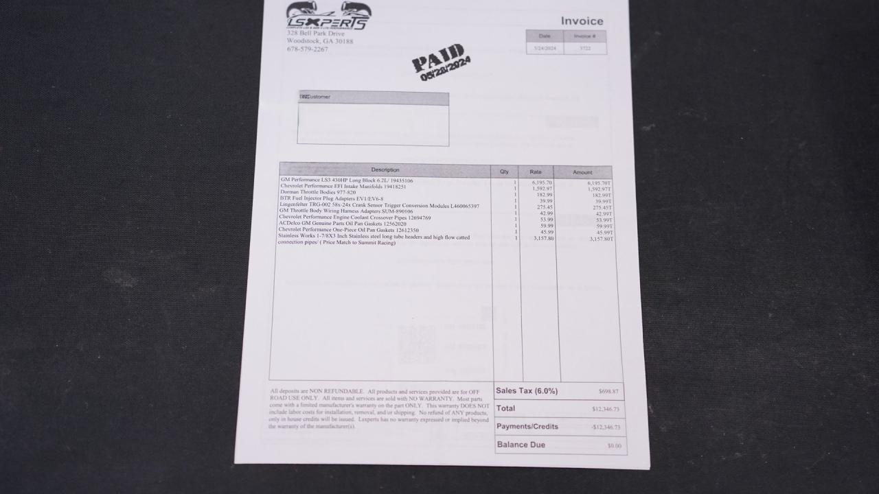 2002 Chevrolet Corvette LS3