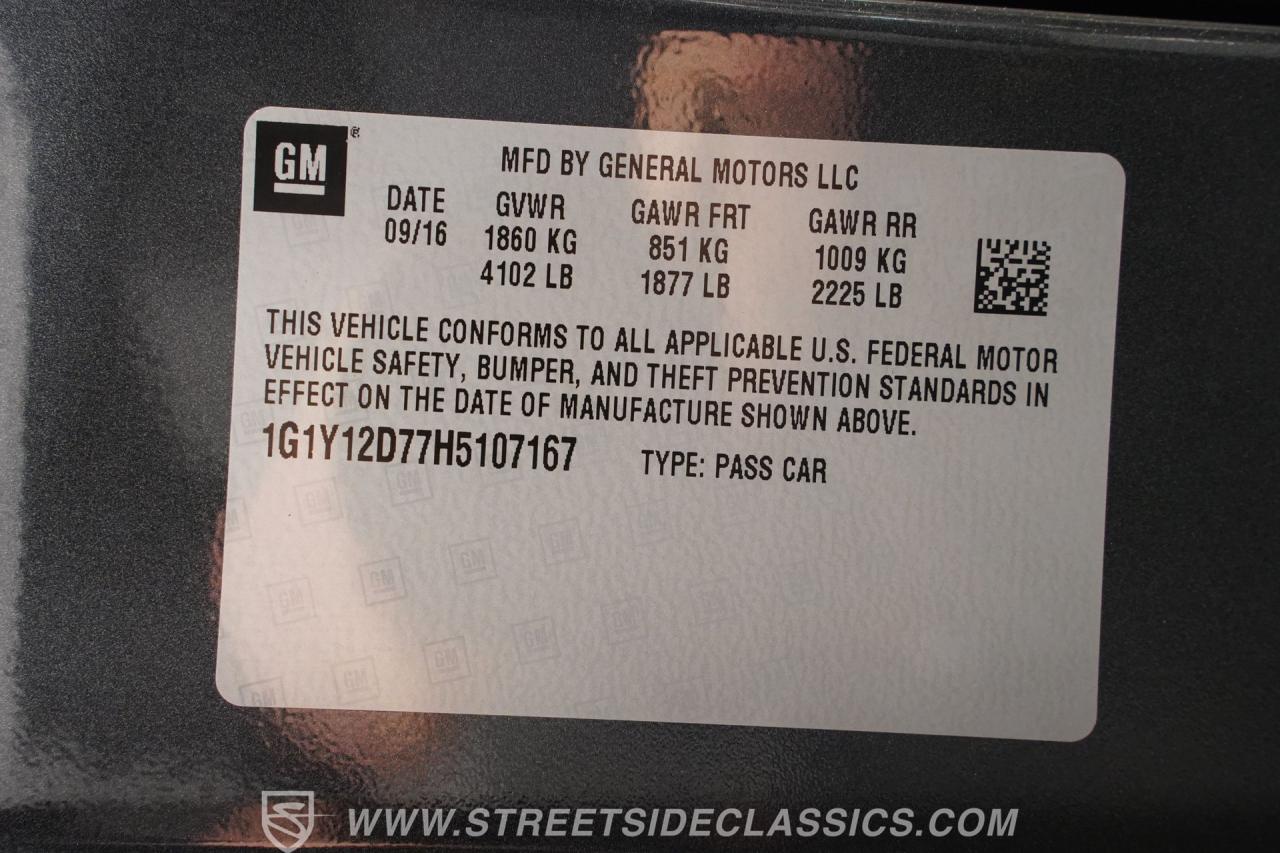 2017 Chevrolet Corvette Grand Sport 3LT