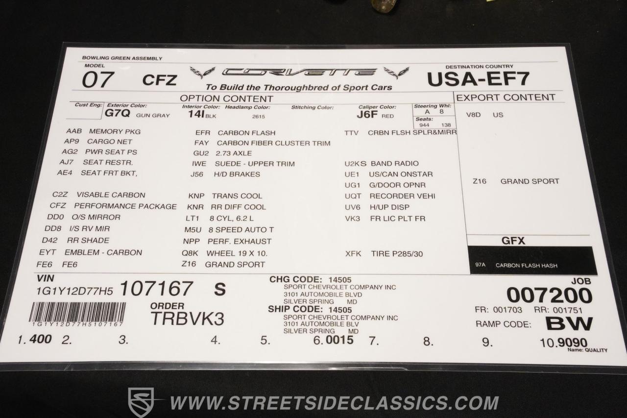 2017 Chevrolet Corvette Grand Sport 3LT