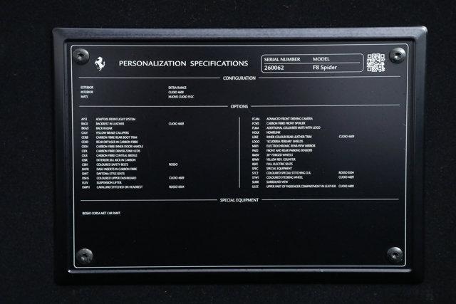 2021 Ferrari F8 SPIDER