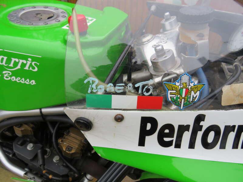 1985 HARRIS KAWASAKI RACE BIKE