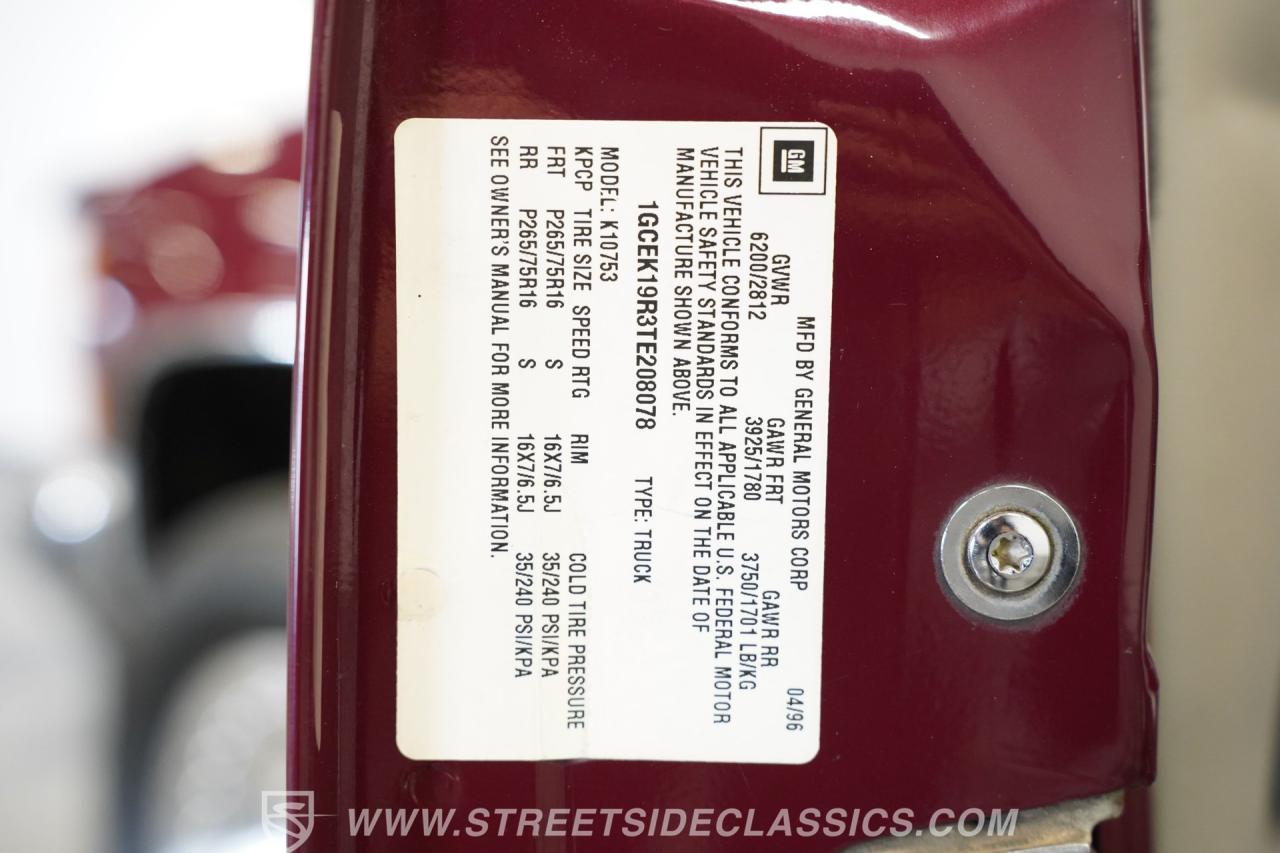 1996 Chevrolet Silverado Z71 Extended Cab 4x4