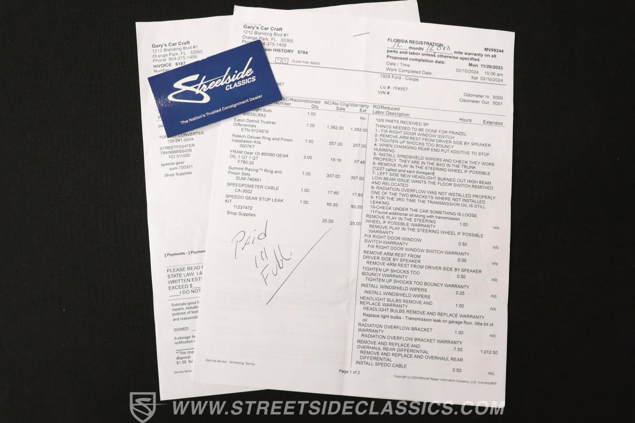 1929 Ford 5-Window Coupe