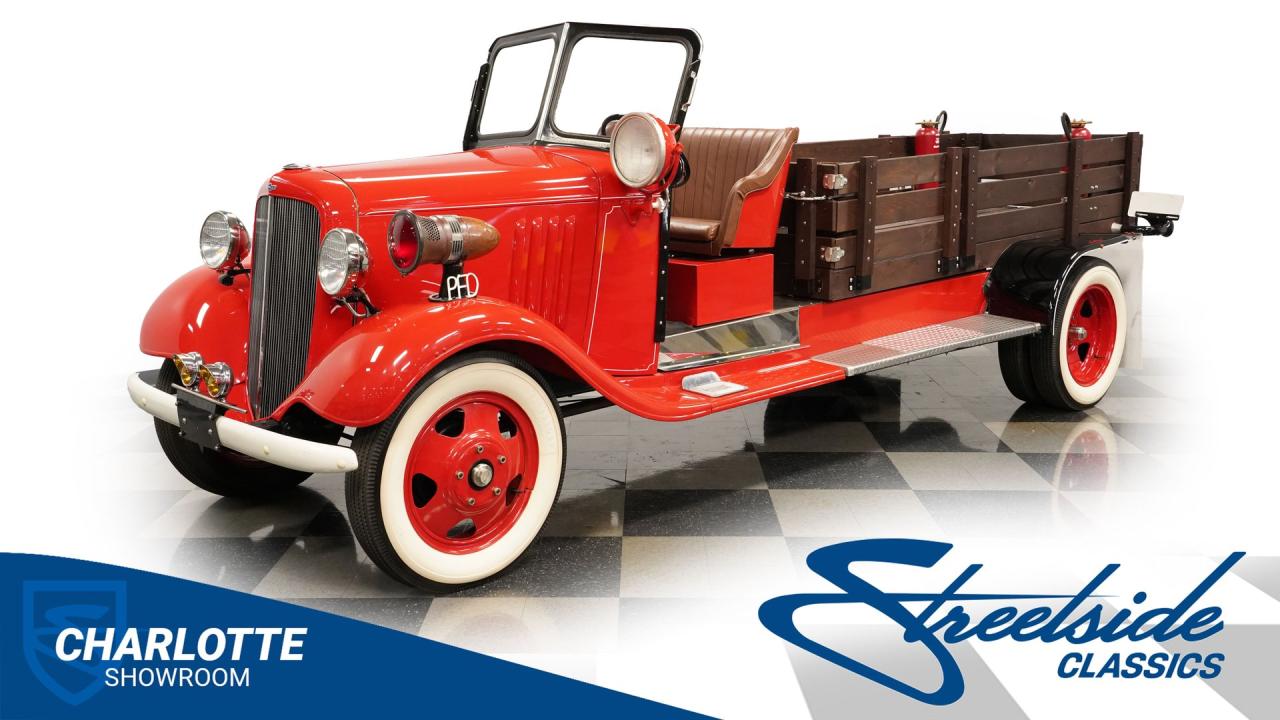1934 Chevrolet Pickup Fire Truck