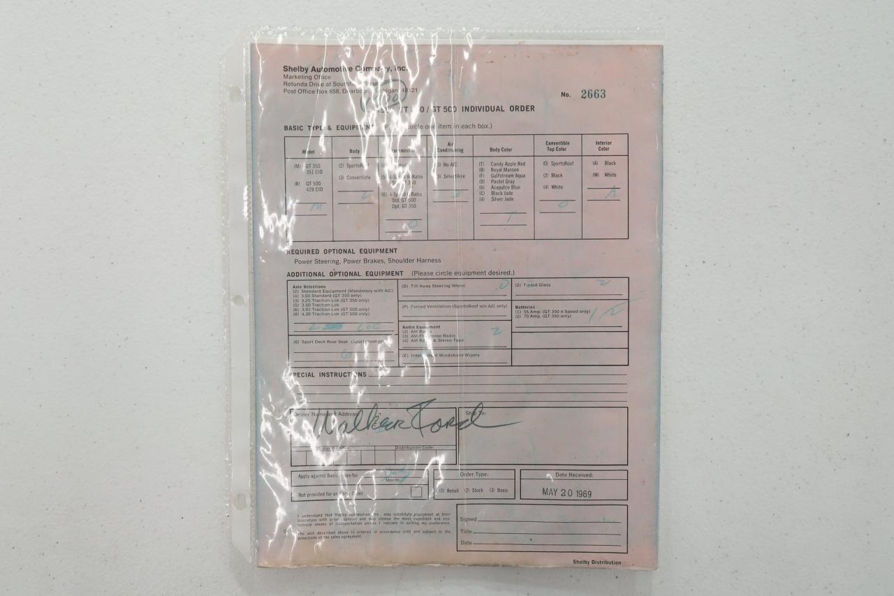 1970 Ford Mustang Shelby GT 350