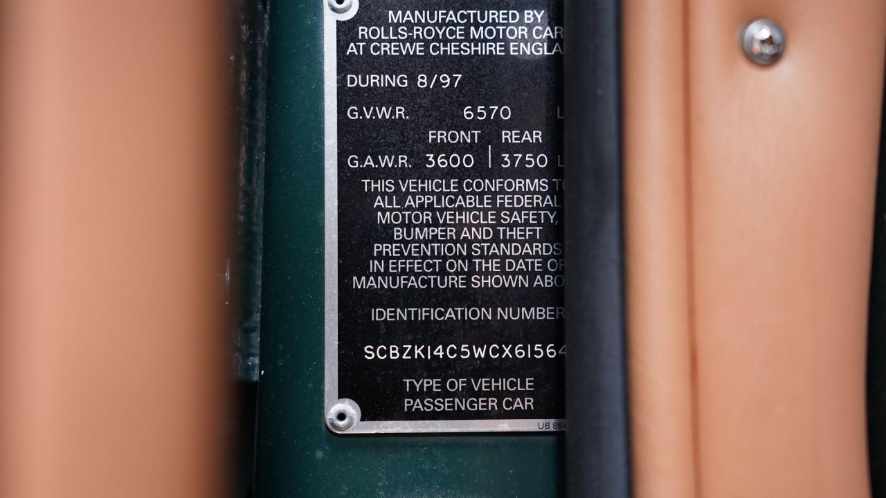 1998 Bentley Azure Convertible