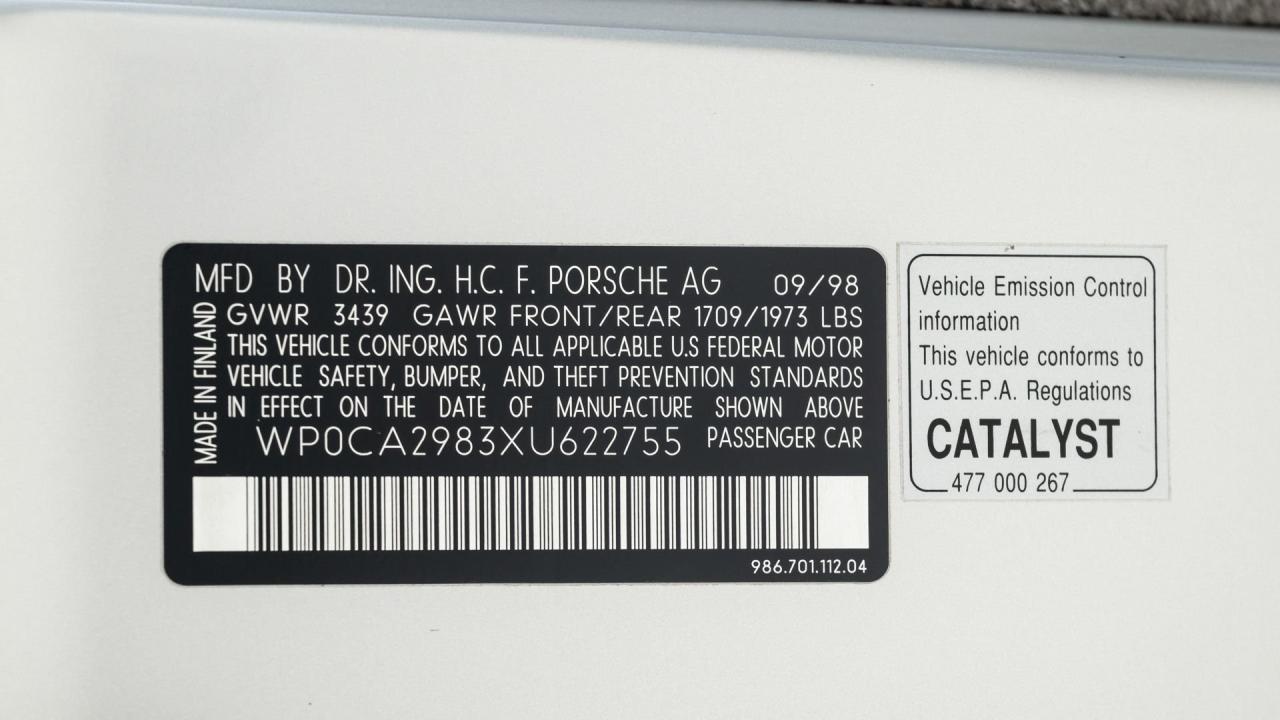 1999 Porsche Boxster