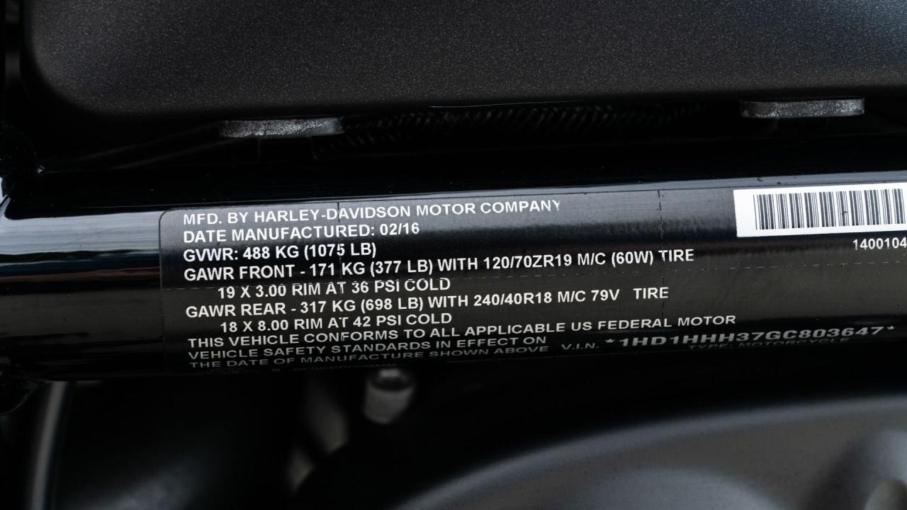 2016 Harley Davidson V-Rod Night Rod Special