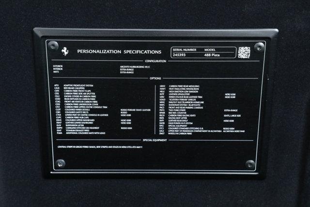 2019 Ferrari 488 PISTA