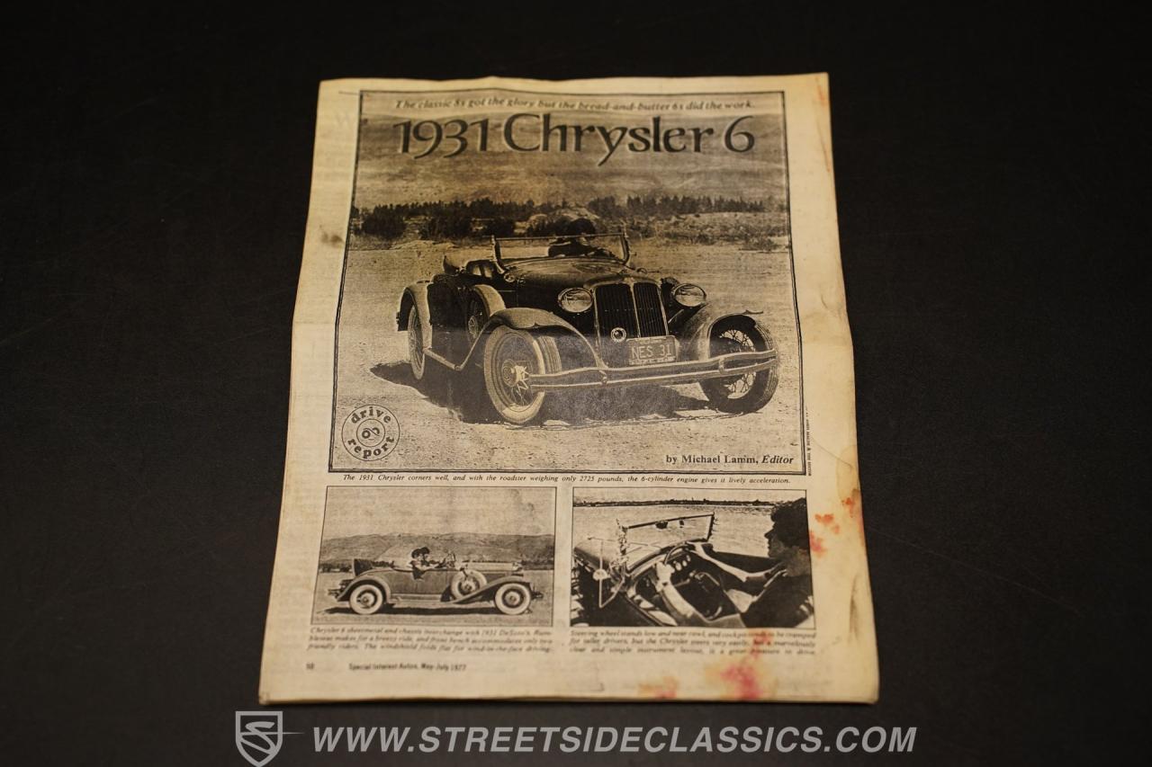 1932 Chrysler CI Rumble Seat Convertible