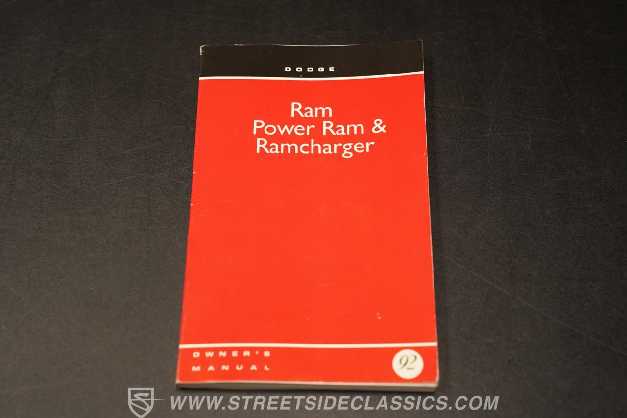 1991 Dodge Ramcharger LE