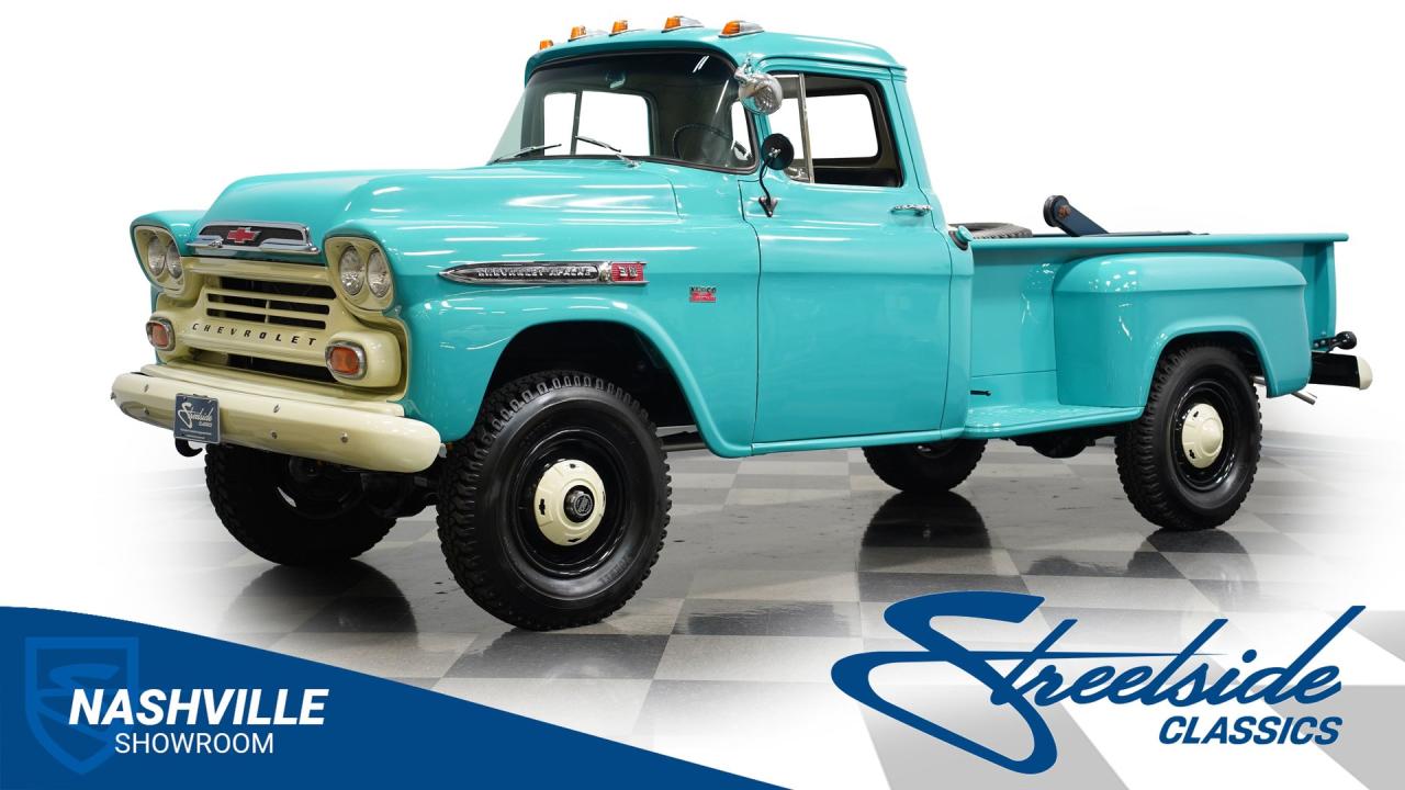 1959 Chevrolet Apache 3800 NAPCO 4X4 Tow Truck