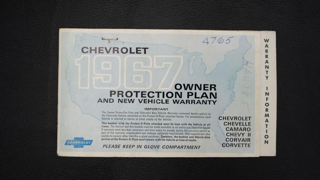 1967 Chevrolet Corvette Sting Ray 327/300 Convertible