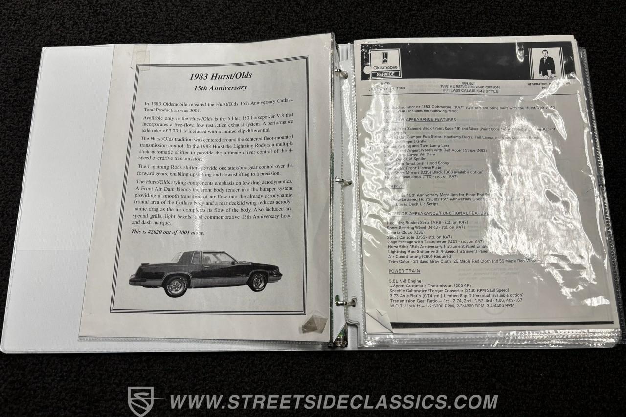 1983 Oldsmobile Cutlass Hurst/Olds 15th Anniversary