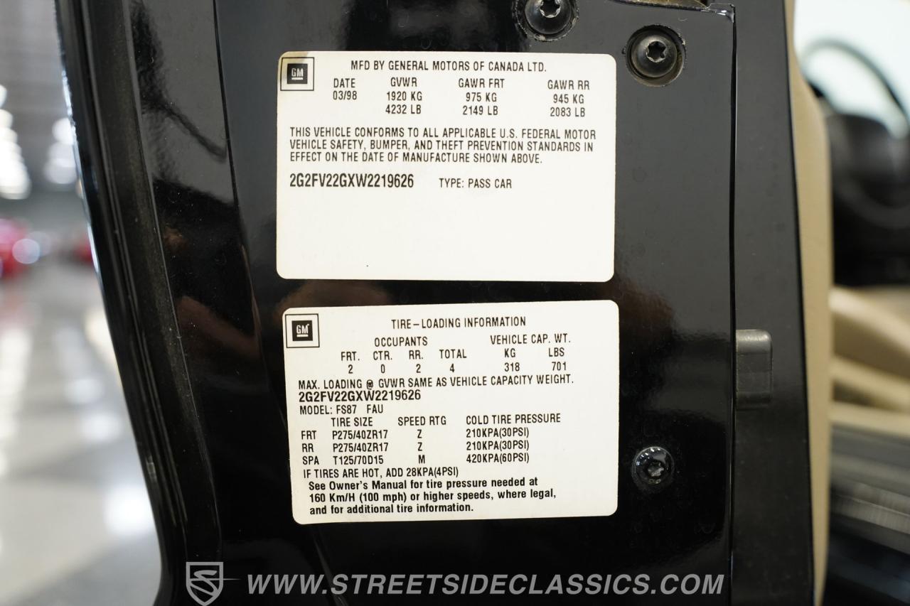 1998 Pontiac Firebird Trans Am WS6