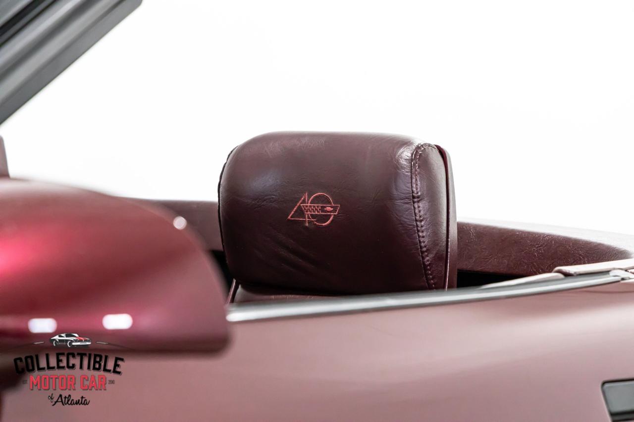 1993 Chevrolet Corvette 40TH ANNIVERSARY