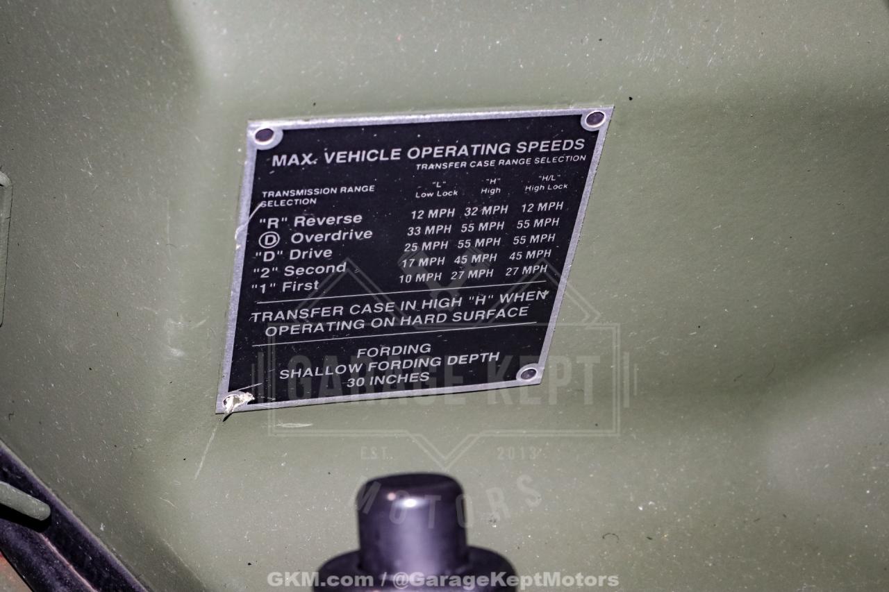 1998 Am General Humvee M1123